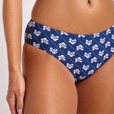 Batik Bloom Retro Bikini Pant - Classic Navy