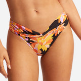 Palm Springs Twist Band Hipster Bikini Pant - Black - Simply Beach UK