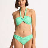 Collective Halter Bandeau Bikini Top - Mint - Simply Beach UK