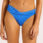 Collective Twist Band Mini Hipster Bikini Pant - Sapphire - Simply Beach UK