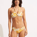 Castaway Twist Band Hipster Bikini Pant - Tuscan Sunset - Simply Beach UK