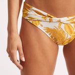 Castaway Twist Band Hipster Bikini Pant - Tuscan Sunset - Simply Beach UK