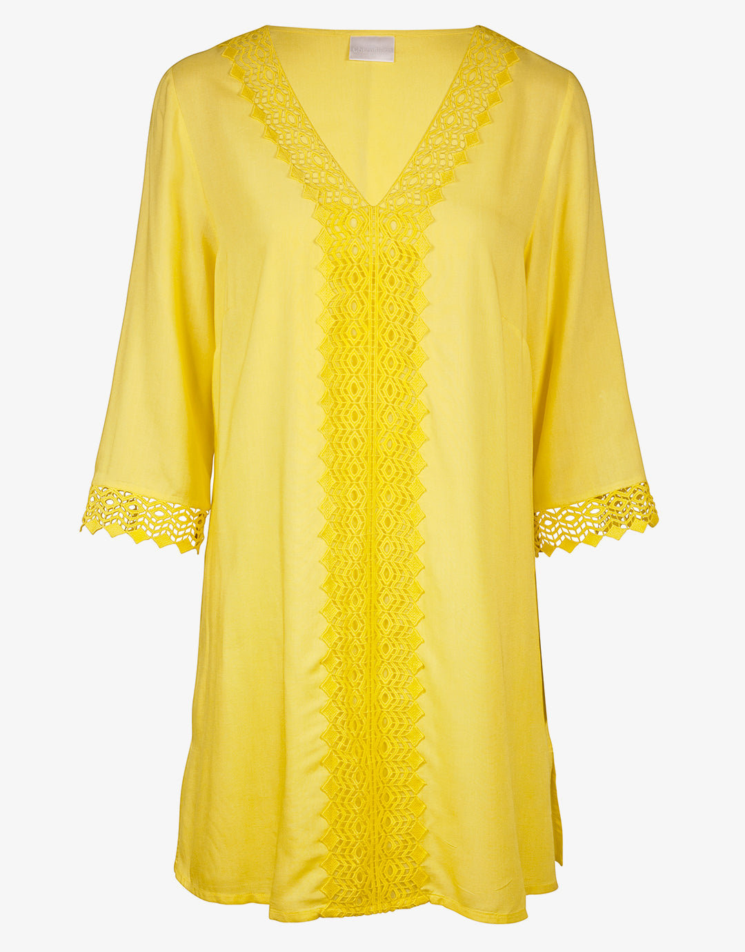 Embroidered Tunic - Yellow - Simply Beach UK