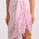 Cotton Gauze Sarong - Blush Pink