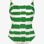 Radiance Underwired Swimsuit - White and Clover - Simply Beach UK