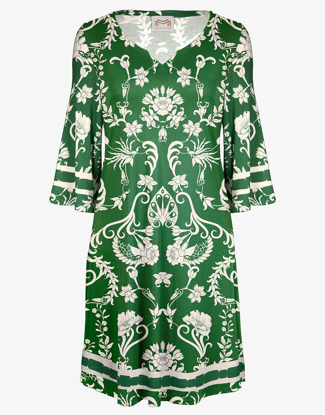 Radiance Tunic Dress - White and Clover - Simply Beach UK