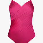 Ceylan Underwired Wrap Swimsuit - Pink - Simply Beach UK