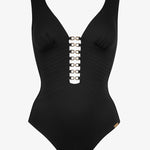Heroines Plunge Swimsuit - Black - Simply Beach UK