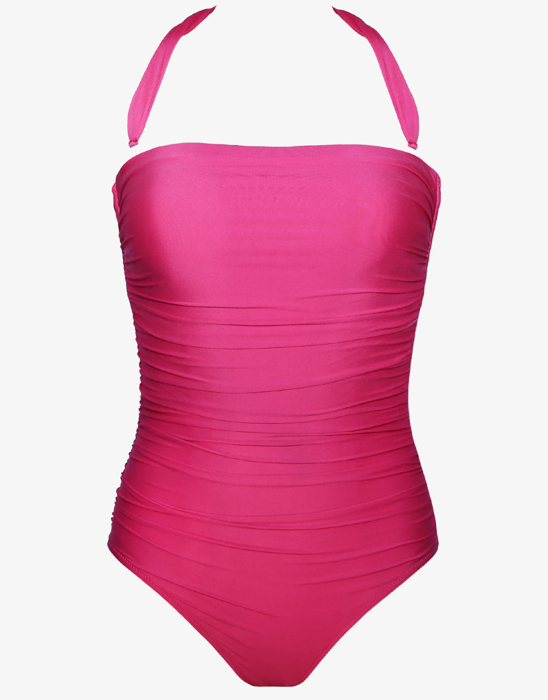 Ceylan Bandeau Swimsuit - Pink - Simply Beach UK