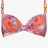 Euphoria Gathered Underwired Bikini Top - Rose Infusion - Simply Beach UK