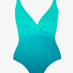 Roidal Brasil Twist Front Gathered Swimsuit - Menta - Simply Beach UK