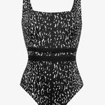 Capture Underwired Square Neck Swimsuit - Black - Simply Beach UK