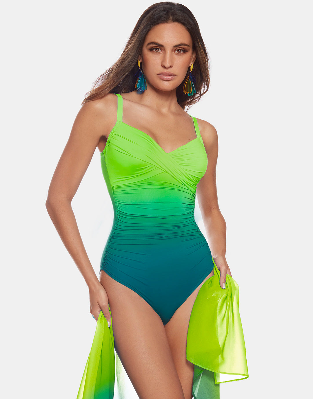 Brasil Underwired Wrap Swimsuit Lima