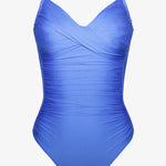 Ceylan Underwire Crossover Swimsuit - Blue - Simply Beach UK