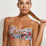 Libertine Longline Bikini Top - Vibrant White - Simply Beach UK