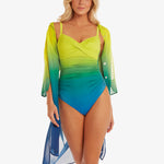 Brasil Midi Beach Shirt - Lima - Simply Beach UK