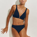 Honesty Gathered Band Bikini Pant - Navy - Simply Beach UK