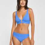Honesty Banded Bikini Pant - Horizon Blue - Simply Beach UK