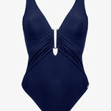 Maryan Mehlhorn Honesty Underwired Swimsuit - Navy - Simply Beach UK