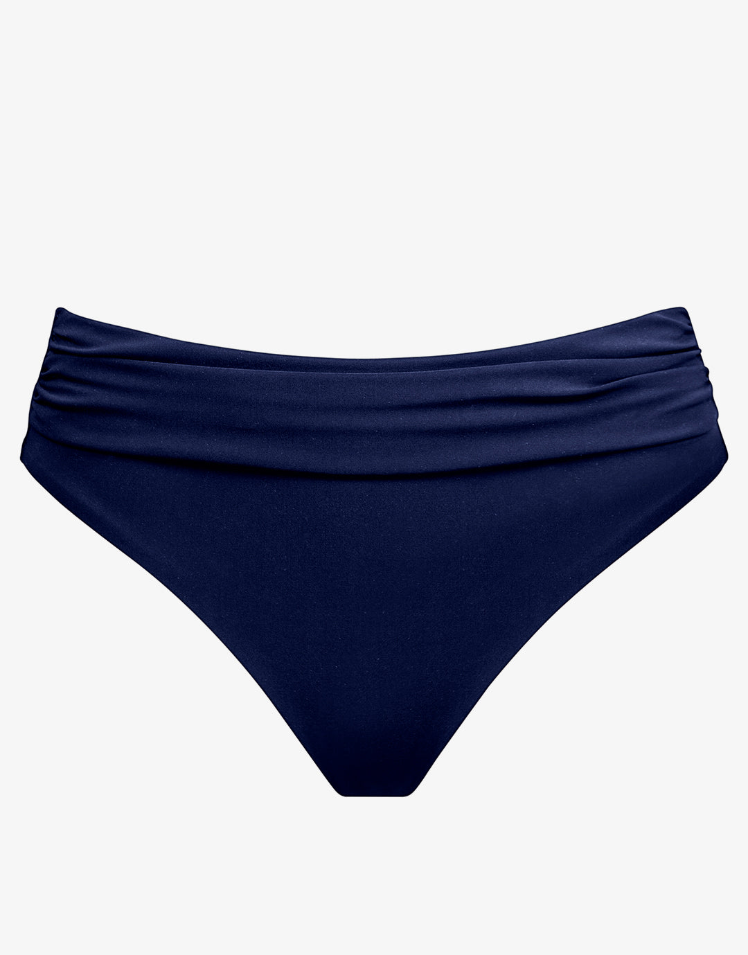 Honesty Gathered Band Bikini Pant - Navy - Simply Beach UK