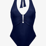 Honesty Halter Swimsuit - Navy Blue - Simply Beach UK