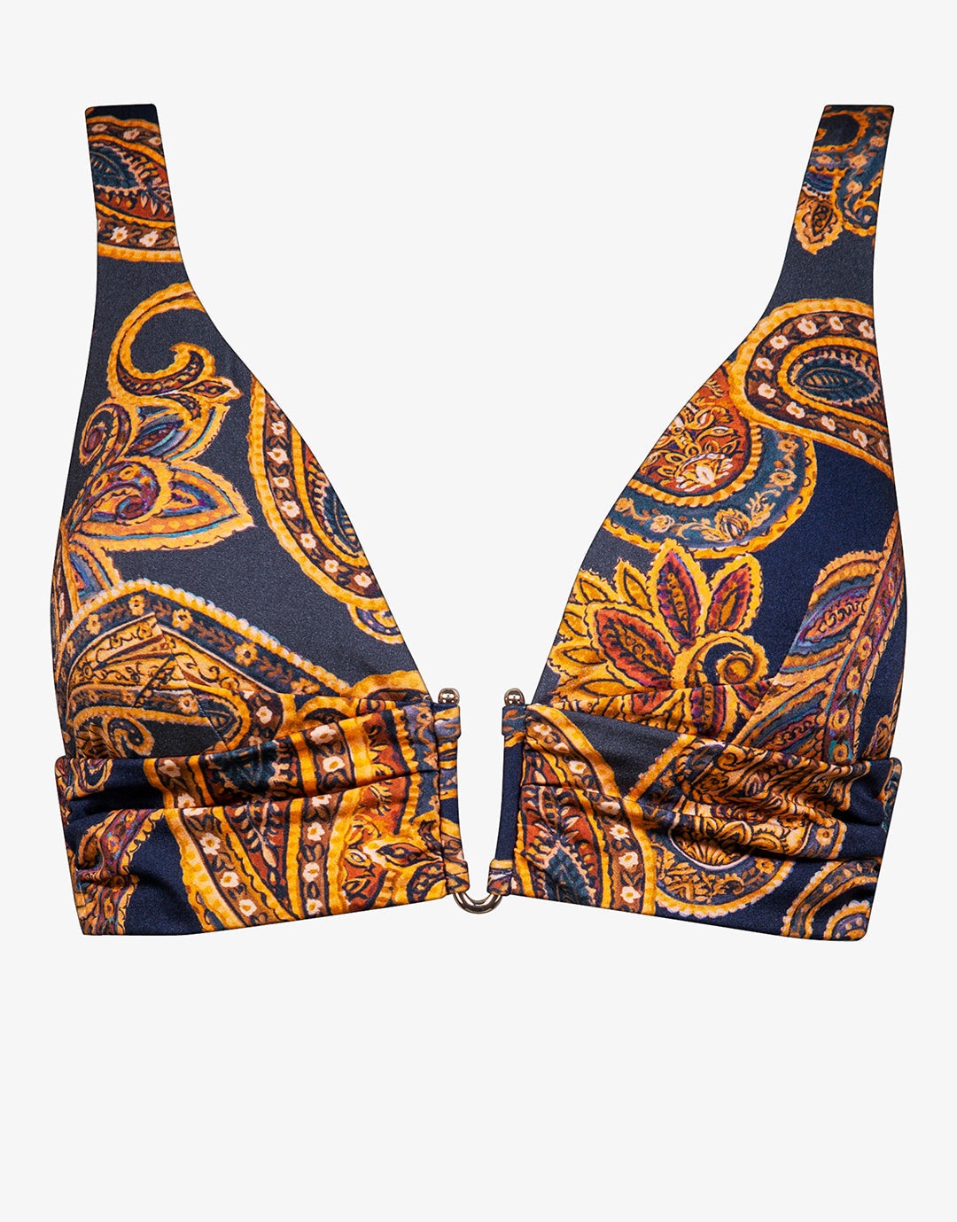 Memory Banded Bikini Top - Sunset Navy - Simply Beach UK