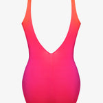 Brasil Wrap Front Swimsuit - Pink Ombre - Simply Beach UK