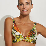 Optimist Banded Bikini Top - Pina Colada - Simply Beach UK