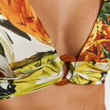 Optimist Banded Bikini Top - Pina Colada - Simply Beach UK