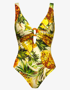Optimist Plunge Swimsuit - Pina Colada - Simply Beach UK
