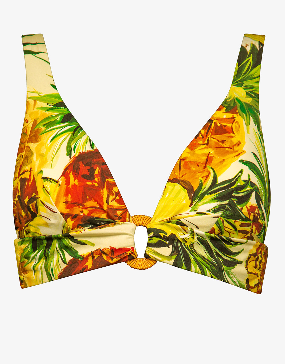 Optimist Banded Bikini Top - Pina Colada - Simply Beach UK