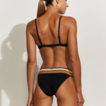 Antagonist Underwired  Bikini Top - Black Sand Caramel - Simply Beach UK