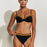 Antagonist Bikini Pant - Black Caramel - Simply Beach UK