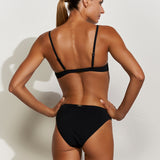 Antagonist Underwired Moulded Bikini Top - Black Caramel - Simply Beach UK