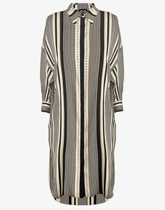 Pirates Buttoned Shirt Dress - Stripe - Simply Beach UK