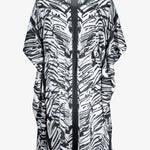 Ink Art Kaftan - Black and White - Simply Beach UK