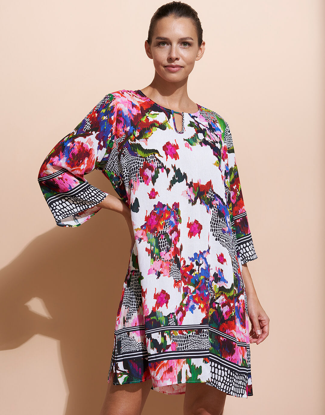 Rose Garden Kaftan - Multi - Simply Beach UK