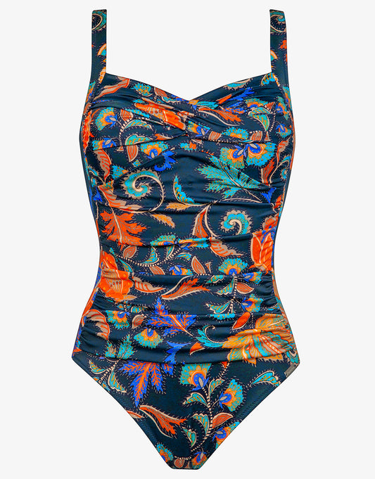 Ornamental Orchestra Inclusive Fit Swimsuit - Midnight Paisley - Simply Beach UK