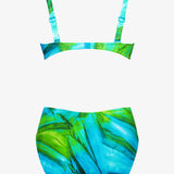 Green Waters Underwired Bikini Set - Aqua Flow - Simply Beach UK