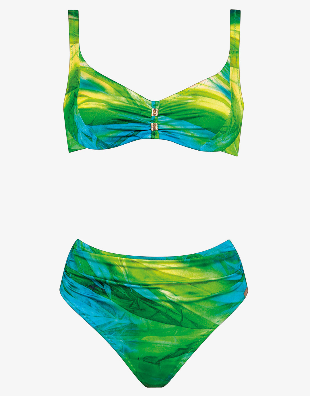 Green Waters Underwired Bikini Set - Aqua Flow - Simply Beach UK