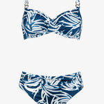 Jean Breeze Underwired Bikini Set - Denim White - Simply Beach UK