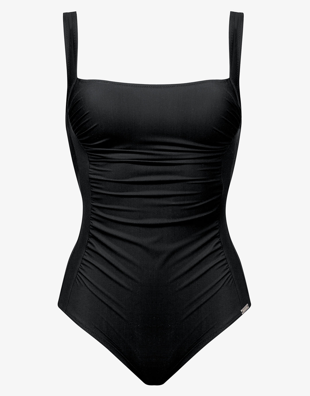Uni Square Neck Swimsuit - Black - Simply Beach UK
