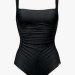 Uni Square Neck Swimsuit - Black - Simply Beach UK