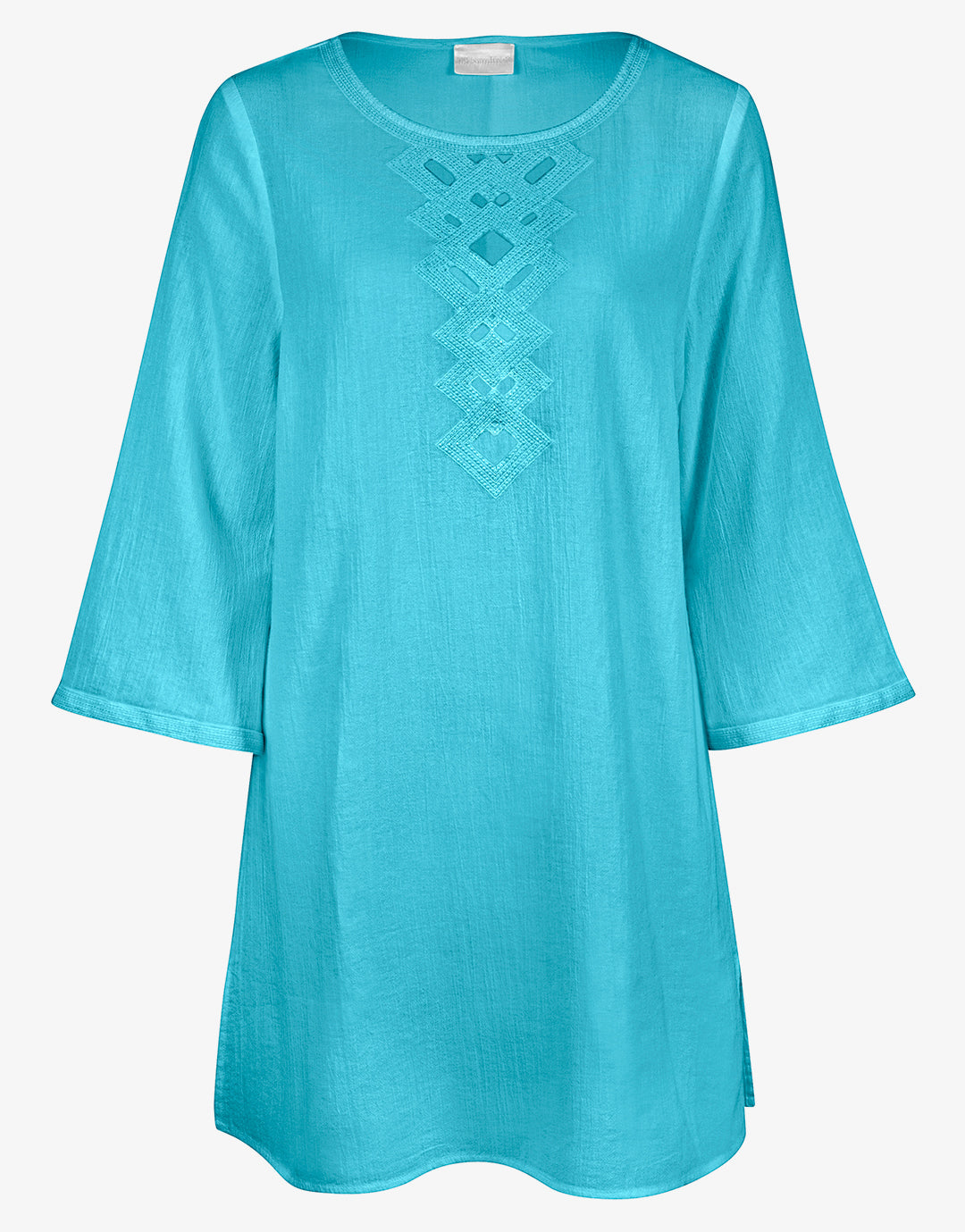 Embroidered Tunic - Turquoise - Simply Beach UK