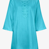 Embroidered Tunic - Turquoise - Simply Beach UK