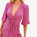 Fran Detail Long Cover Up - Lotus - Simply Beach UK