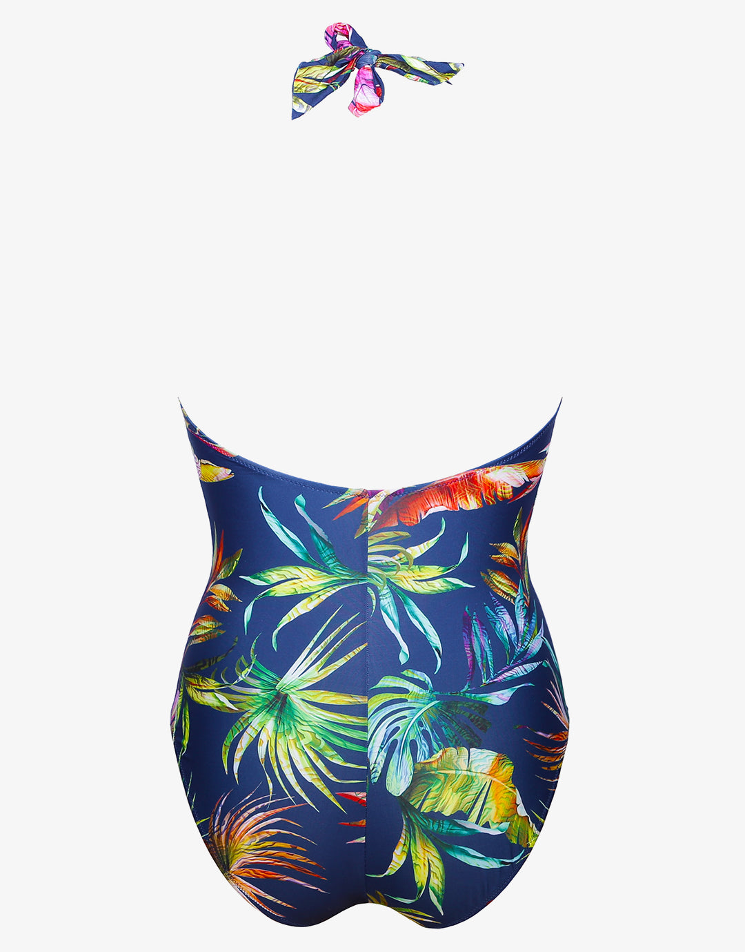 Plunge Halter Swimsuit - Indigo Rainbow - Simply Beach UK