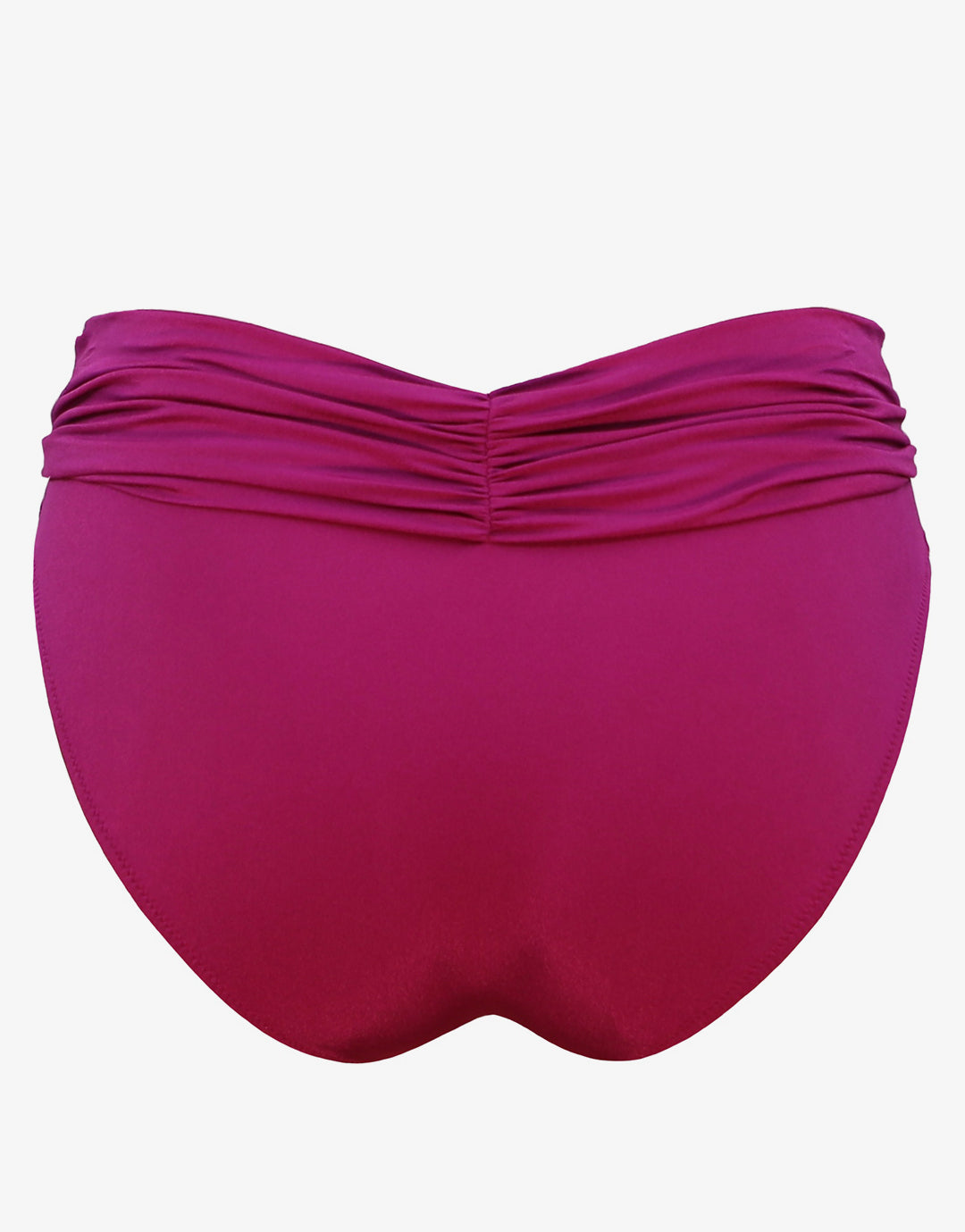 Impact Ruched Bikini Pant - Berry Glaze - Simply Beach UK