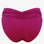 Impact Ruched Bikini Pant - Berry Glaze - Simply Beach UK