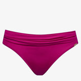 Impact Ruched Bikini Pant - Berry Glaze - Simply Beach UK